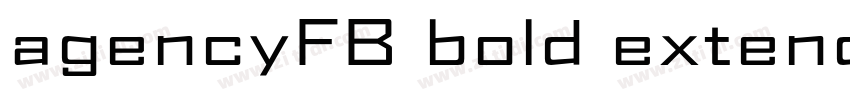 agencyFB bold extend字体转换 agencyFB bold extend字体转换